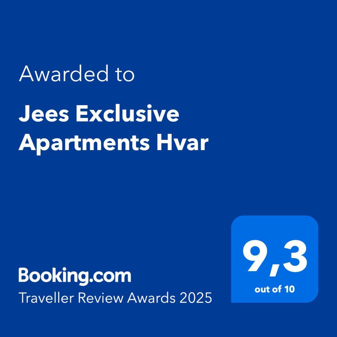 Jees Exclusive Apartments Hvar Stari Grad  Esterno foto